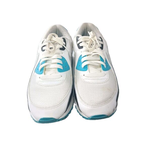 Nike Air Max 90 Shoes Men\'s Size 8.5  Laser Blue Black White Multicolor